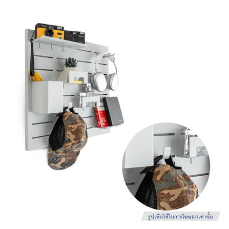 ที่แขวนของเหล็ก SPACEMAKER 3.4X4.7X4.5 ซม. สีขาว_2