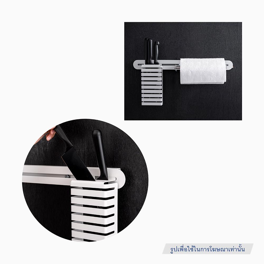 กล่องเหล็กใส่มีด SPACEMAKER 10.7X5.8X23.5 ซม. สีเทา