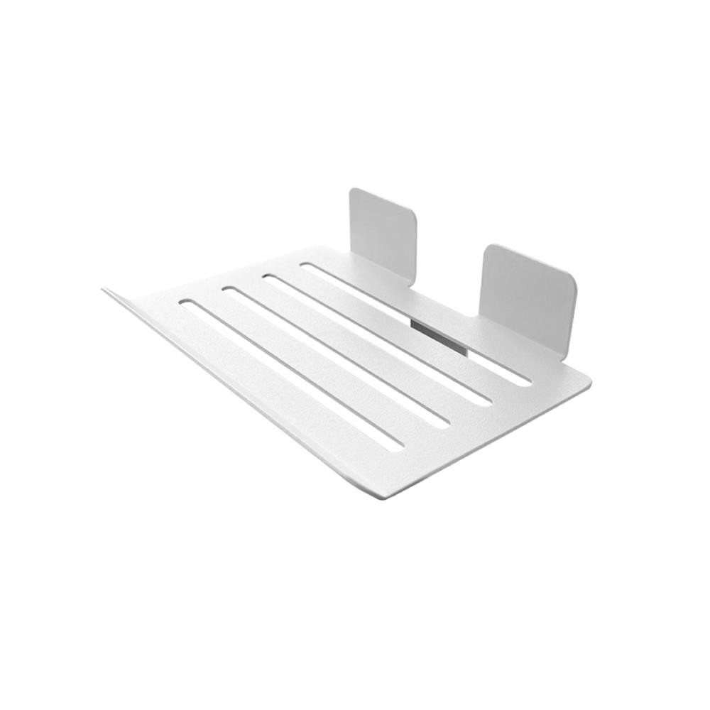 แผ่นชั้นวางของเหล็ก SPACEMAKER 12.4X9X4.6 ซม. สีขาว