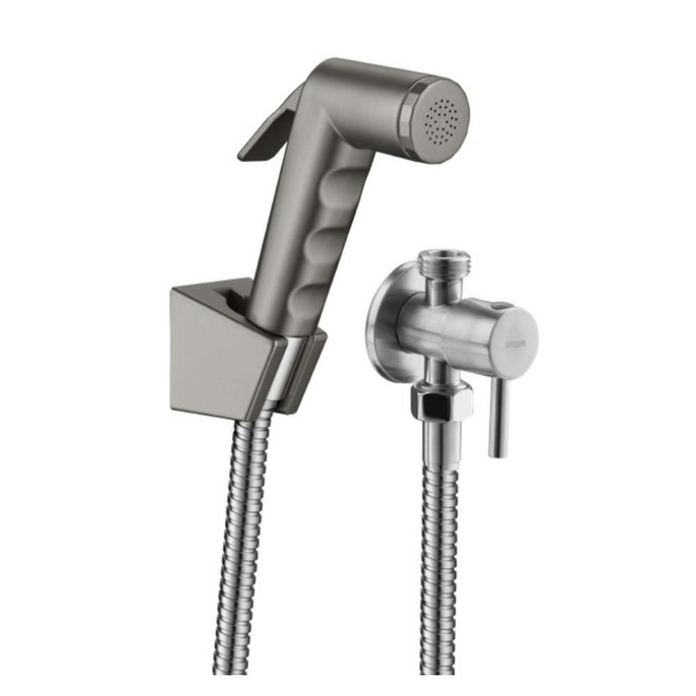 ชุดสายฉีดชำระพร้อมสต๊อปวาล์ว PREMA PM622(SC)(HM) สีโครม