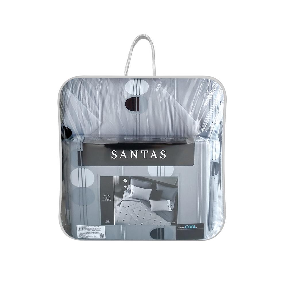 ชุดผ้าปูที่นอน 3.5 ฟุต (ชุด 4 ชิ้น) SANTAS COTTON USA SKOOKUM GR