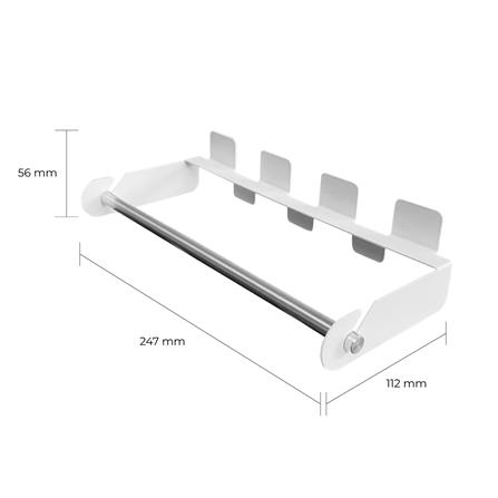 ที่ใส่ทิชชู่ SPACEMAKER 24.7X11.2X5.6 ซม. สีขาว_4