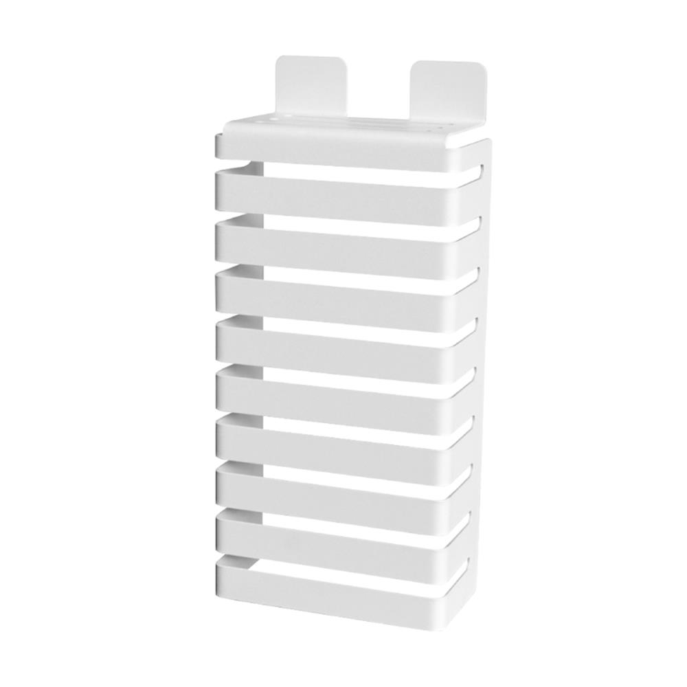 กล่องเหล็กใส่มีด SPACEMAKER 10.7X5.8X23.5ซม. สีขาว