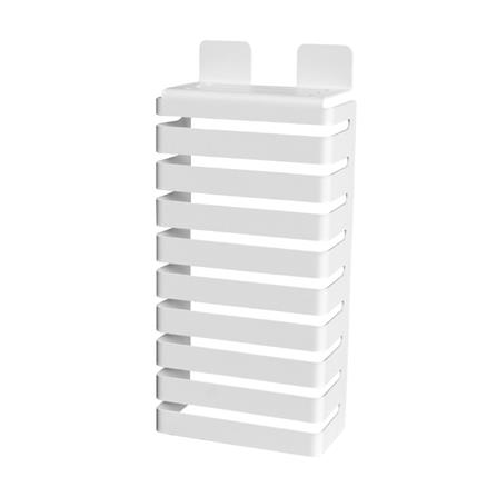 กล่องเหล็กใส่มีด SPACEMAKER 10.7X5.8X23.5ซม. สีขาว_0