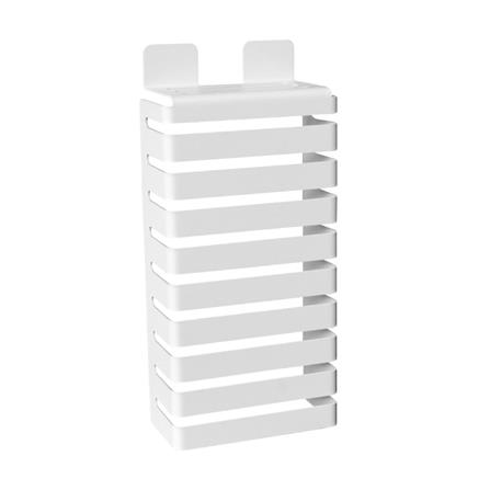 กล่องเหล็กใส่มีด SPACEMAKER 10.7X5.8X23.5ซม. สีขาว_2