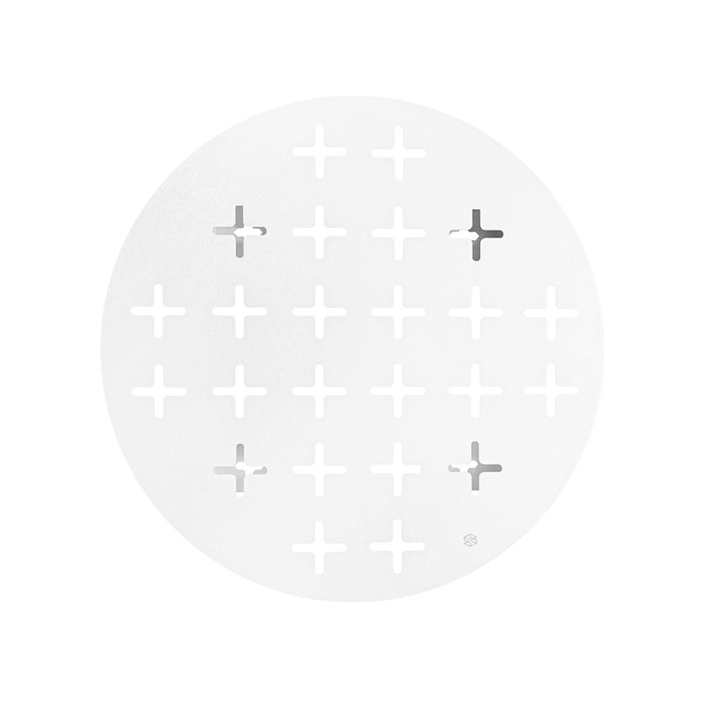 แผ่นเหล็กติดผนัง SPACEMAKER 40.5X2.2X40.5 ซม. สีขาว