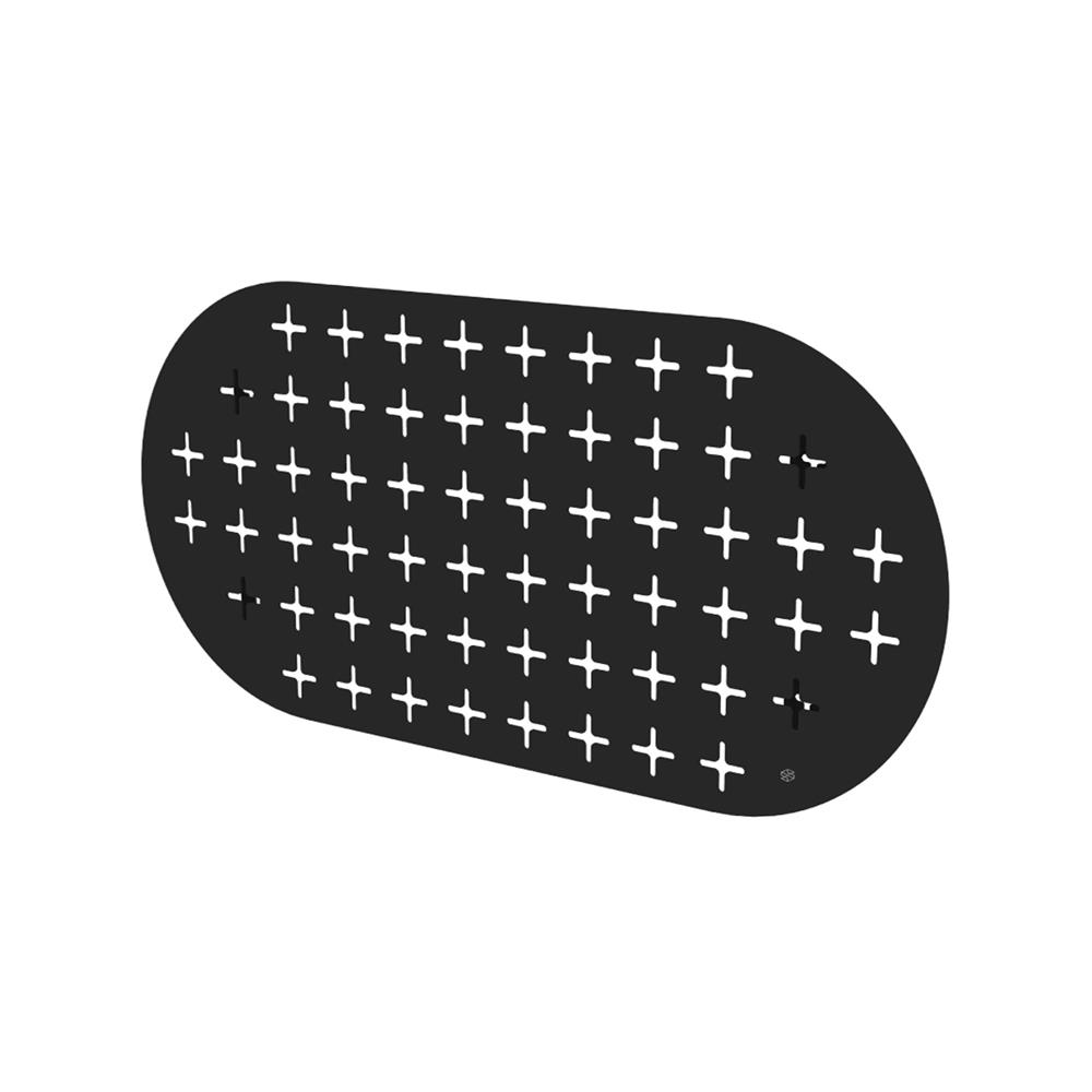 แผ่นเหล็กติดผนัง SPACEMAKER 84.6X2.2X40.5 ซม. สีดำ