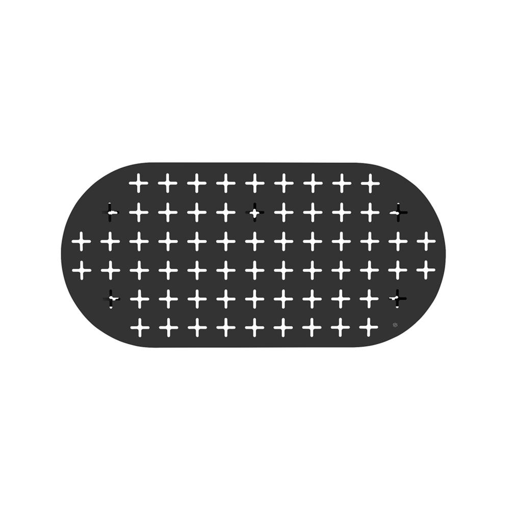 แผ่นเหล็กติดผนัง SPACEMAKER 84.6X2.2X40.5 ซม. สีดำ