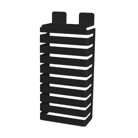 กล่องเหล็กใส่มีด SPACEMAKER 10.7X5.8X23.5 ซม. สีดำ_0