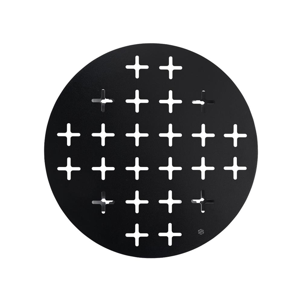 แผ่นเหล็กติดผนัง SPACEMAKER 40.5X2.2X40.5 ซม. สีดำ