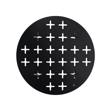 แผ่นเหล็กติดผนัง SPACEMAKER 40.5X2.2X40.5 ซม. สีดำ_1