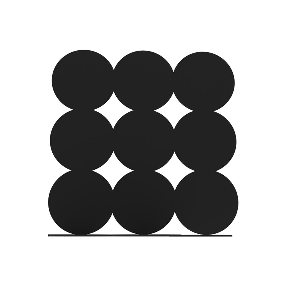 ที่กั้นหนังสือเหล็ก SPACEMAKER A1-008-B 19X12.6X19 ซม. สีดำ