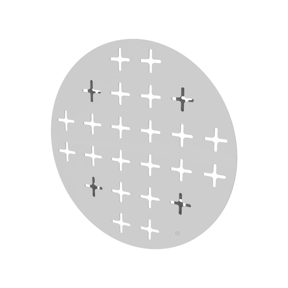 แผ่นเหล็กติดผนัง SPACEMAKER 40.5X2.2X40.5 ซม. สีเทา