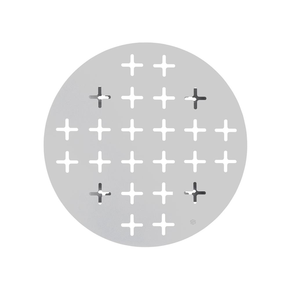 แผ่นเหล็กติดผนัง SPACEMAKER 40.5X2.2X40.5 ซม. สีเทา