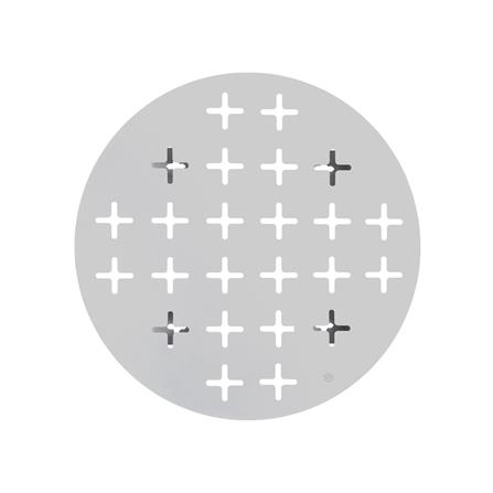 แผ่นเหล็กติดผนัง SPACEMAKER 40.5X2.2X40.5 ซม. สีเทา_1