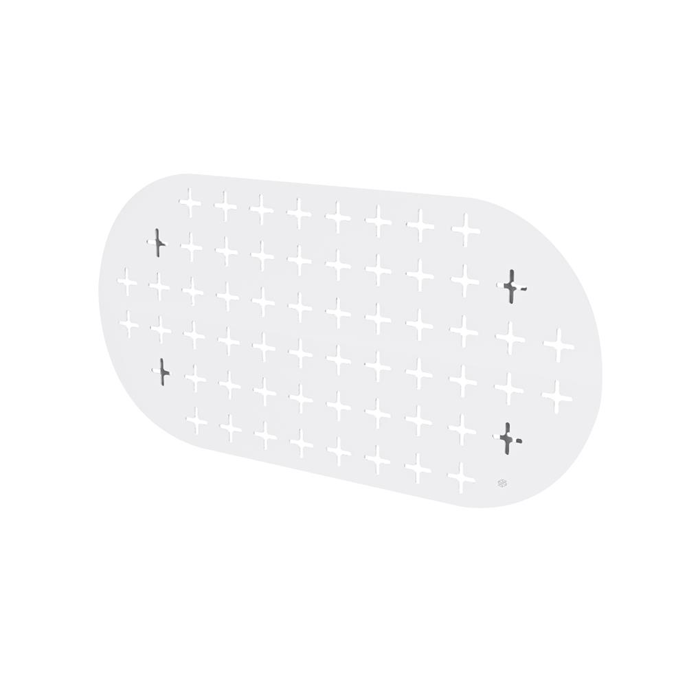 แผ่นเหล็กติดผนัง SPACEMAKER 84.6X2.2X40.5 ซม. สีขาว