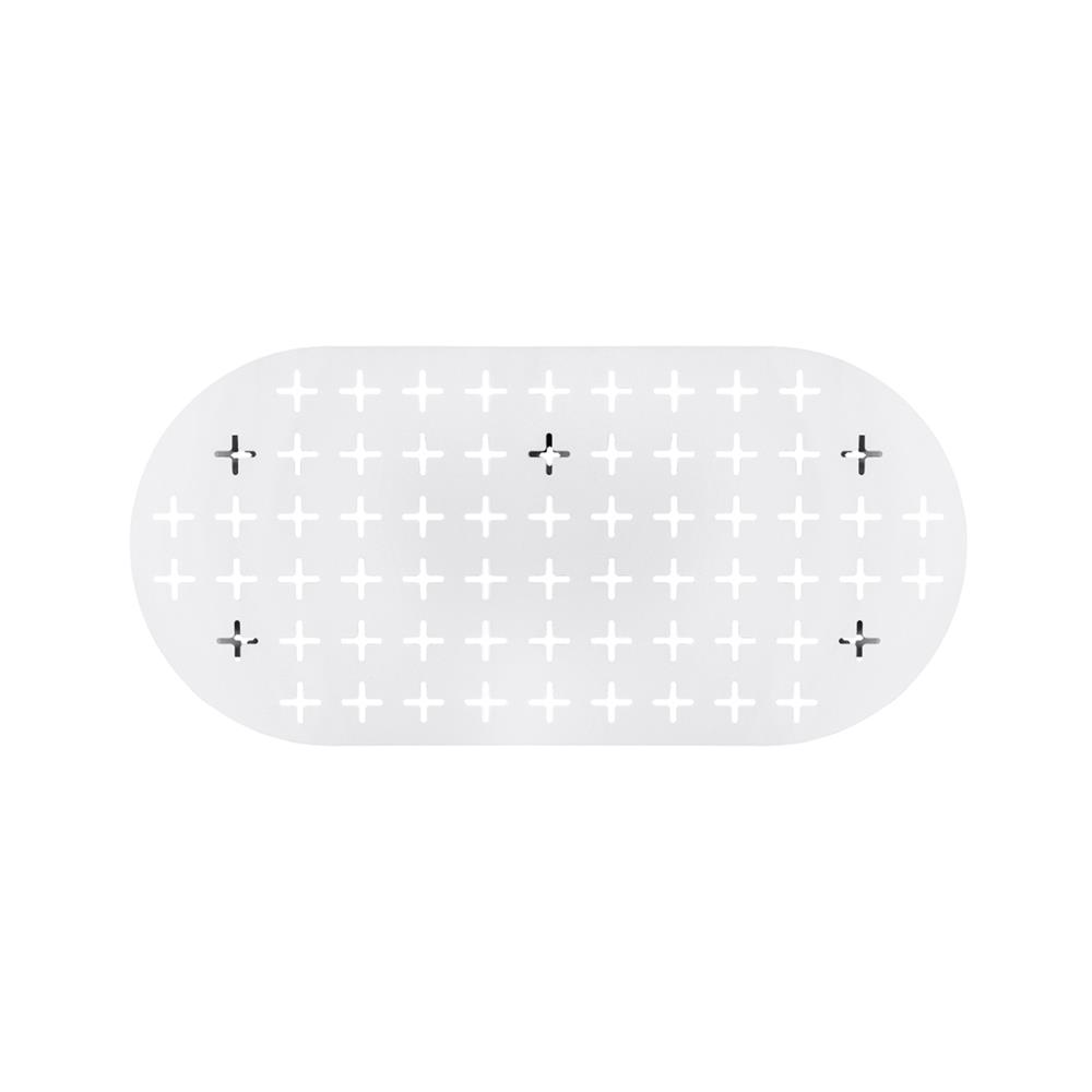 แผ่นเหล็กติดผนัง SPACEMAKER 84.6X2.2X40.5 ซม. สีขาว