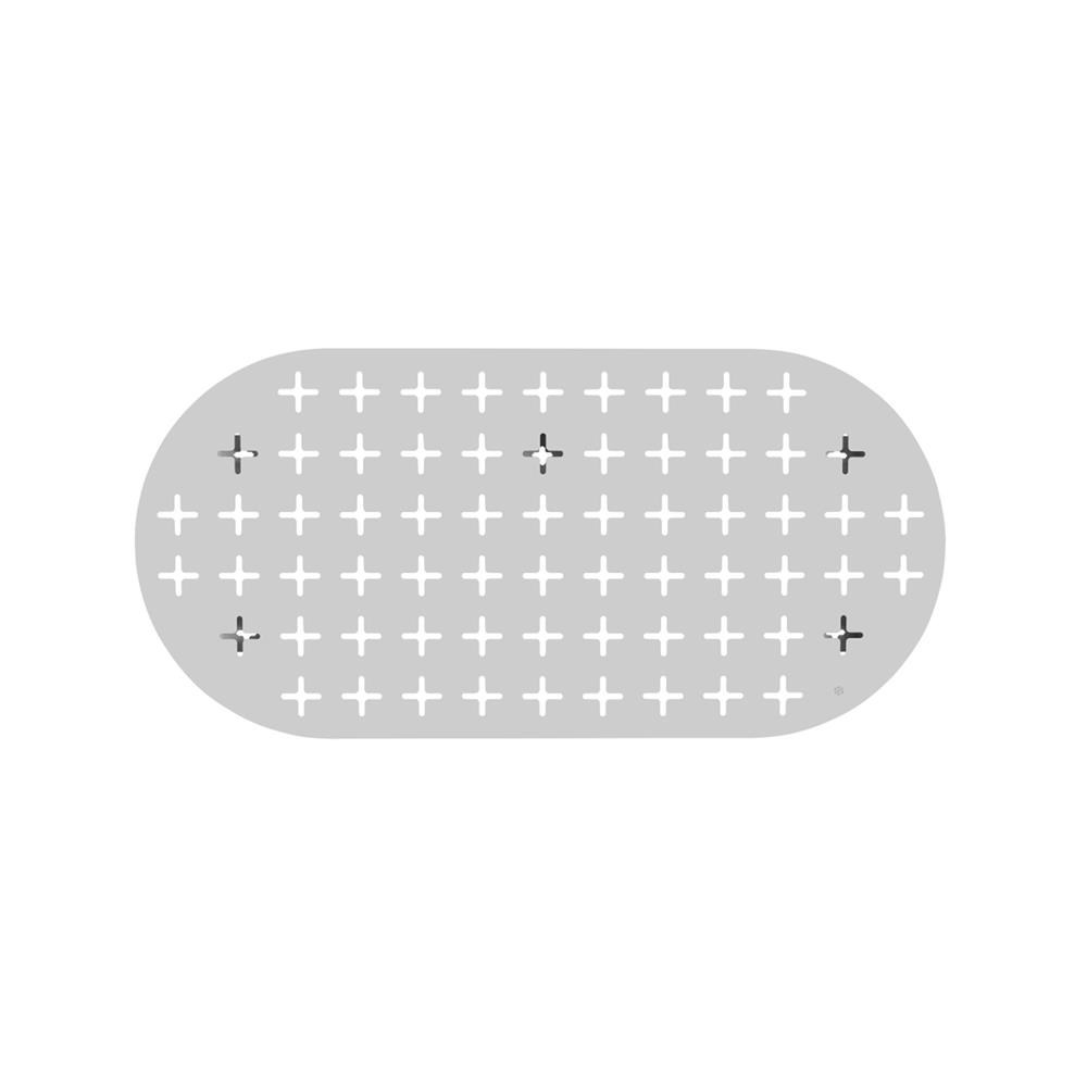 แผ่นเหล็กติดผนัง SPACEMAKER 84.6X2.2X40.5 ซม. สีเทา