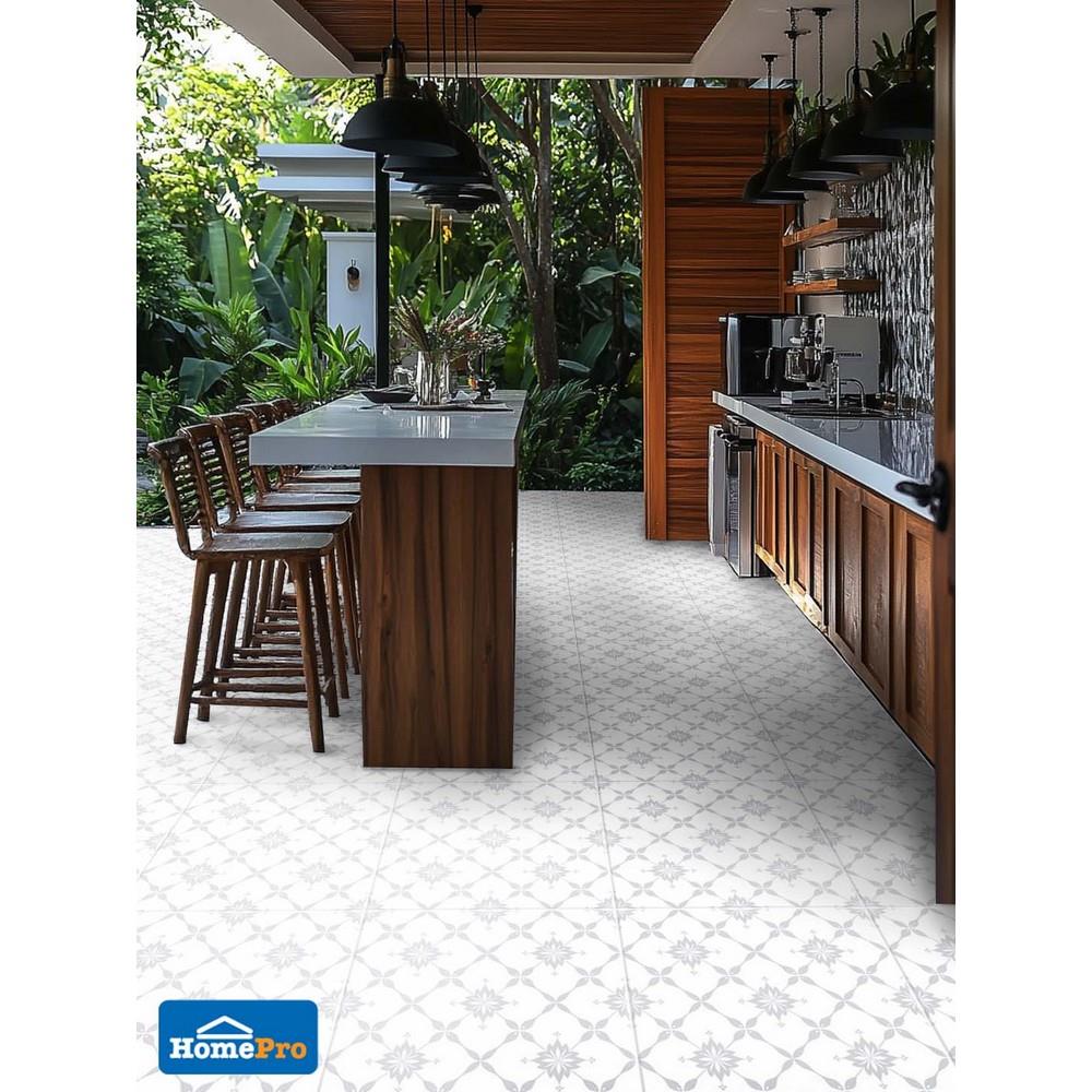 กระเบื้องพื้น 16x16 นิ้ว ภูผา ธนาวงษ์ เทาอ่อน A 0.96 ตร.ม.