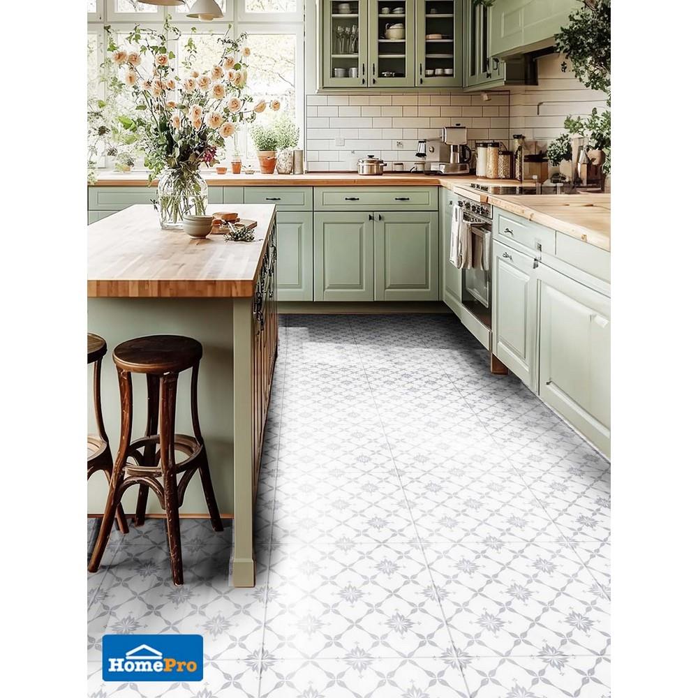 กระเบื้องพื้น 16x16 นิ้ว ภูผา ธนาวงษ์ เทาอ่อน A 0.96 ตร.ม.