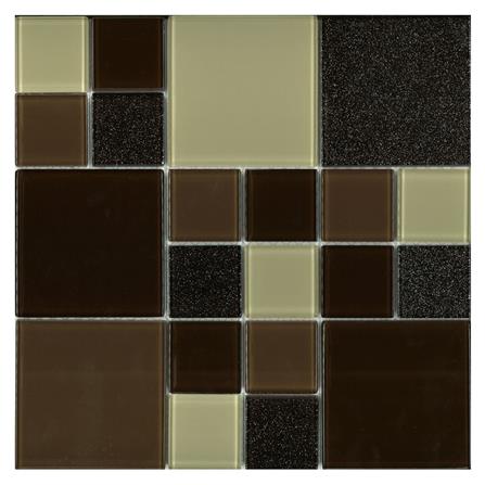 โมเสคแก้ว 30x30 ซม. DURAGRES คูบี้ บราว์น_0