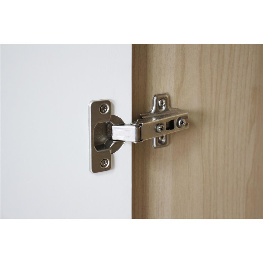 ตู้เสื้อผ้า 2 บานเปิด FURDINI PROGRET 120 ซม. สีโอ๊ค/ขาว