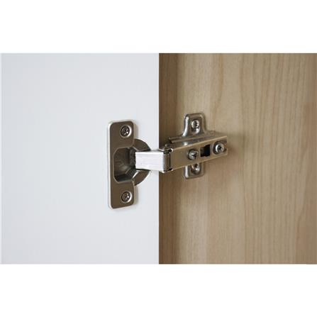 ตู้เสื้อผ้า 2 บานเปิด FURDINI PROGRET 120 ซม. สีโอ๊ค/ขาว_6