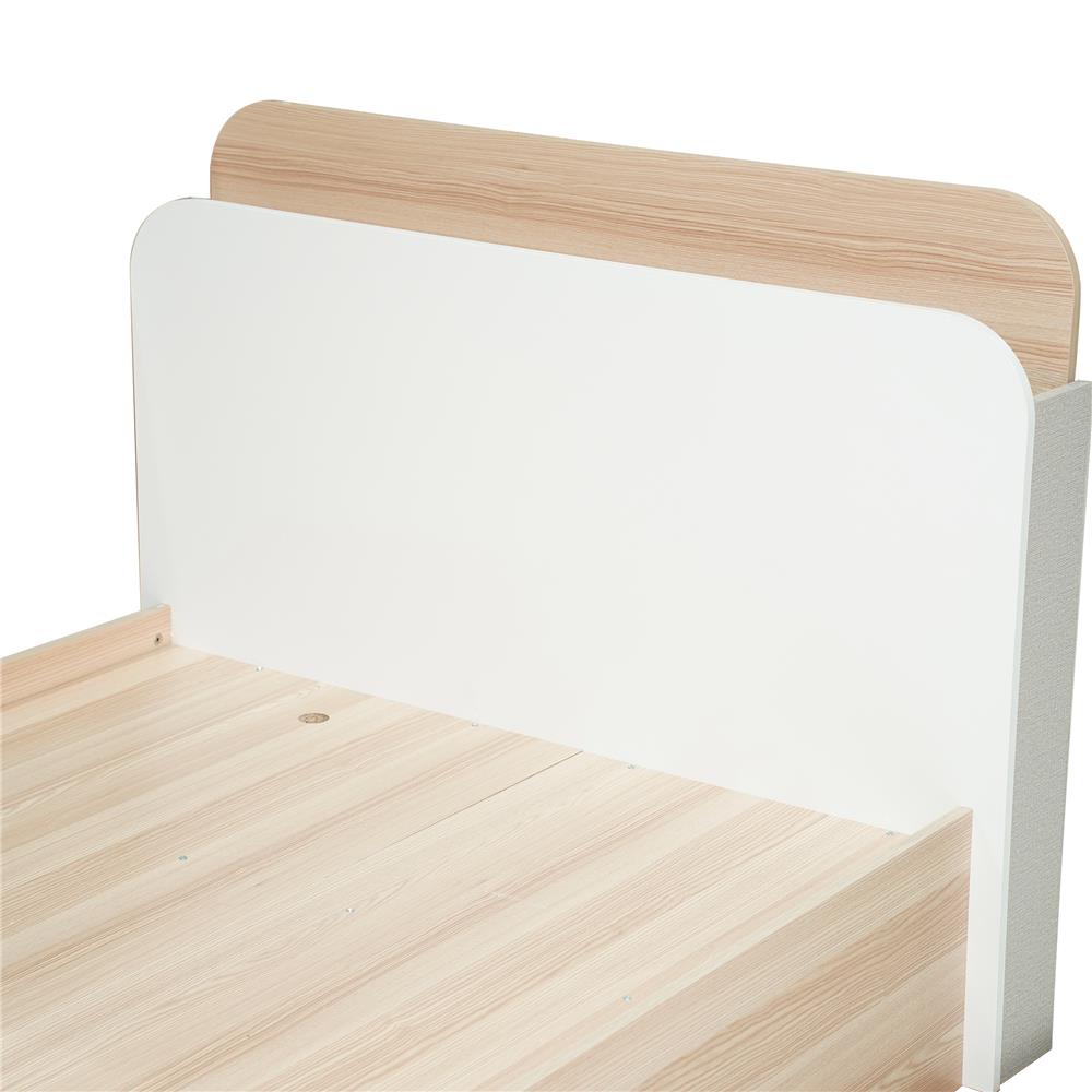 เตียงเด็ก 3.5 ฟุต FURDINI TORI สี PINEOAK/ขาว/เทา