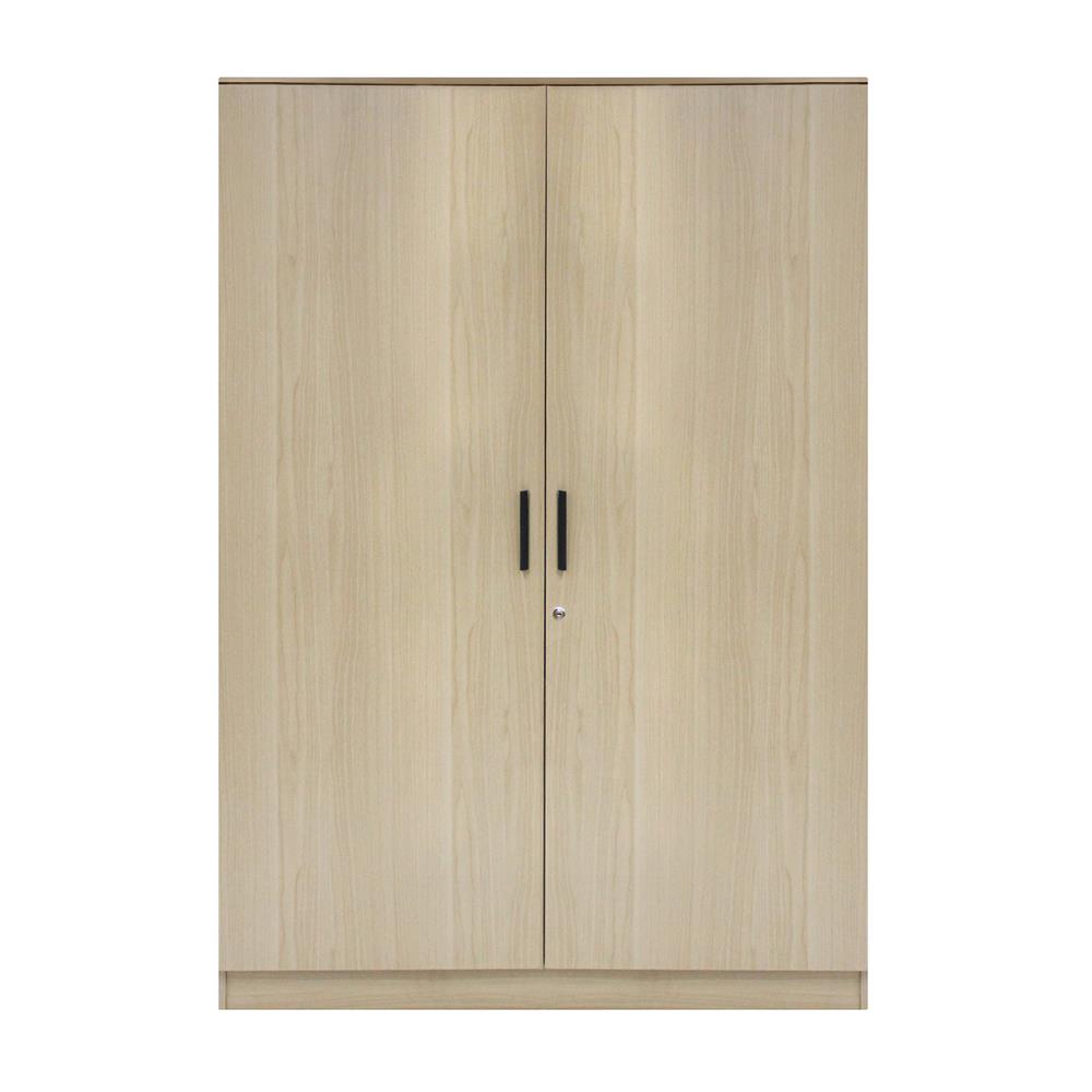 ตู้เสื้อผ้า 2 บานเปิด FURDINI PROGRET 120 ซม. สีโอ๊ค_1