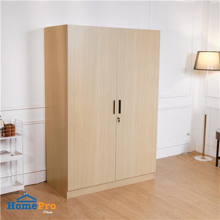 ตู้เสื้อผ้า 2 บานเปิด FURDINI PROGRET 120 ซม. สีโอ๊ค_7