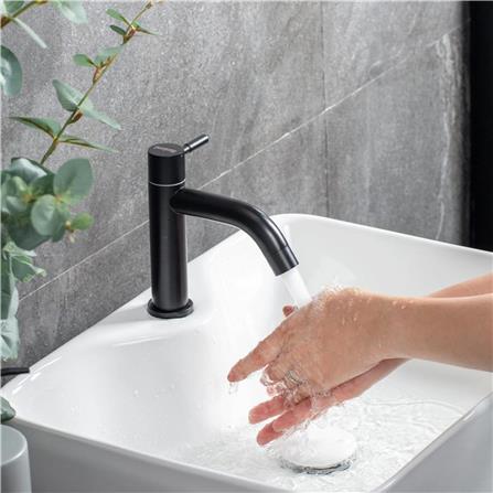 ก๊อกอ่างล้างหน้าเดี่ยว RASLAND RA A121-A55-BK_2