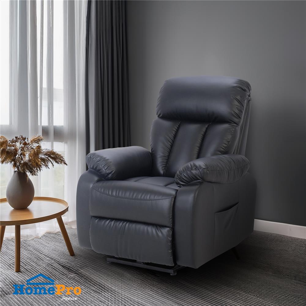 เก้าอี้ปรับนอนไฟฟ้า FURDINI FRIENDLY สีดำ