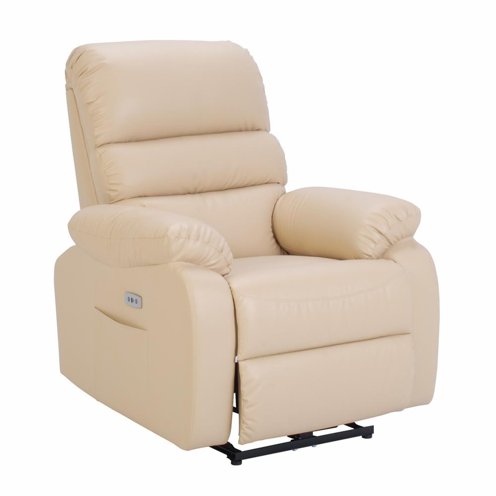 เก้าอี้ปรับนอนไฟฟ้า FURDINI JASPER สีครีม