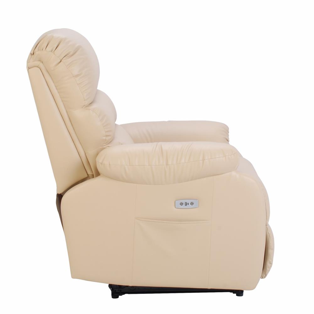 เก้าอี้ปรับนอนไฟฟ้า FURDINI JASPER สีครีม