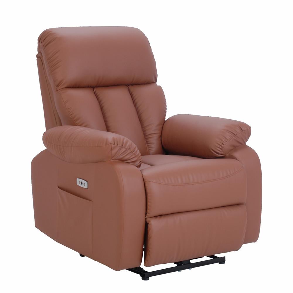 เก้าอี้ปรับนอนไฟฟ้า FURDINI FRIENDLY สีน้ำตาลเข้ม