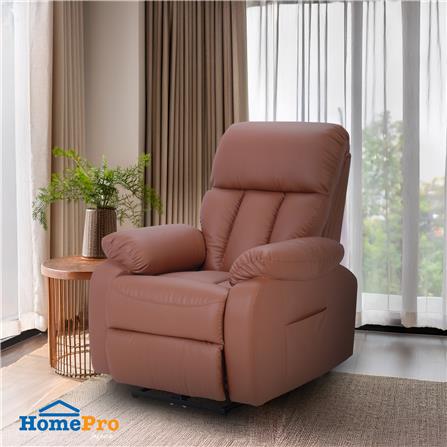 เก้าอี้ปรับนอนไฟฟ้า FURDINI FRIENDLY สีน้ำตาลเข้ม_5