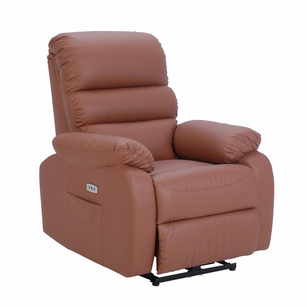 เก้าอี้ปรับนอนไฟฟ้า FURDINI JASPER สีน้ำตาลเข้ม