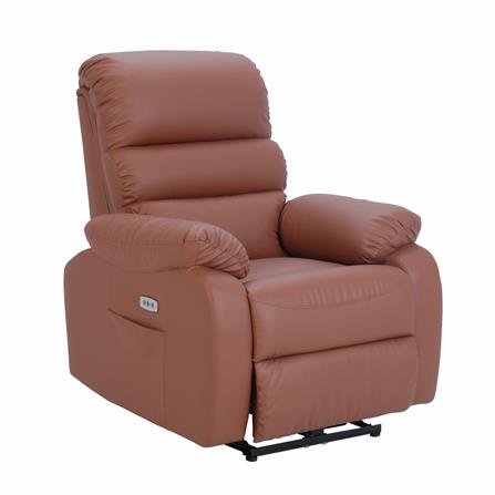 เก้าอี้ปรับนอนไฟฟ้า FURDINI JASPER สีน้ำตาลเข้ม_2