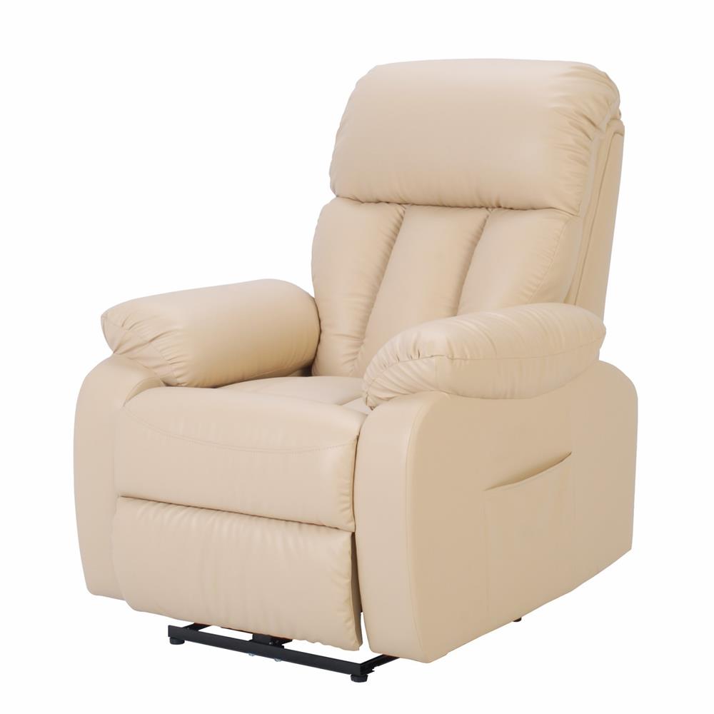 เก้าอี้ปรับนอนไฟฟ้า FURDINI FRIENDLY สีครีม