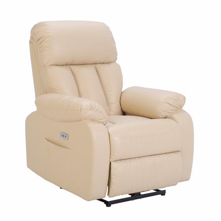 เก้าอี้ปรับนอนไฟฟ้า FURDINI FRIENDLY สีครีม_2
