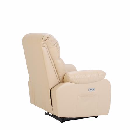 เก้าอี้ปรับนอนไฟฟ้า FURDINI FRIENDLY สีครีม_3