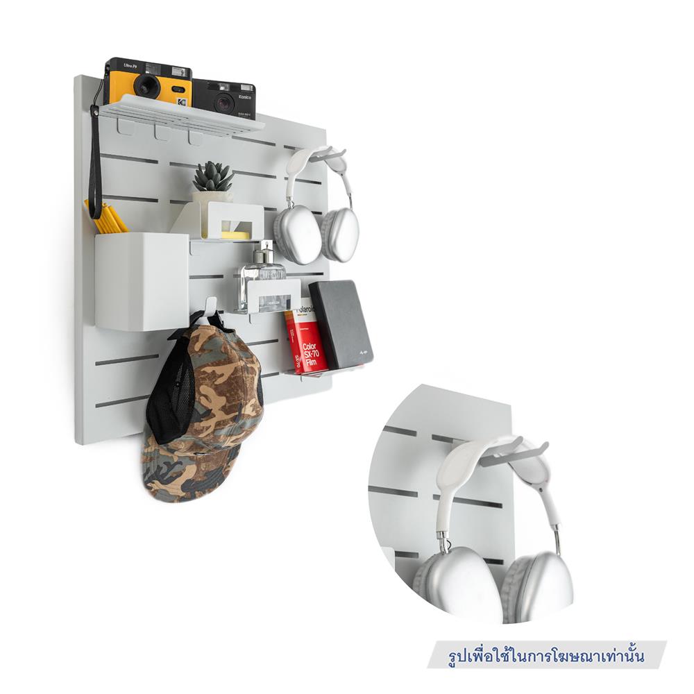 ที่แขวนของเหล็ก SPACEMAKER 4.4X8.4X4.5 ซม. สีดำ