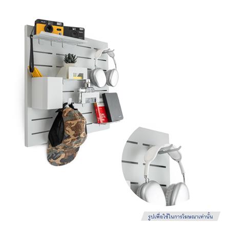 ที่แขวนของเหล็ก SPACEMAKER 4.4X8.4X4.5 ซม. สีดำ_2