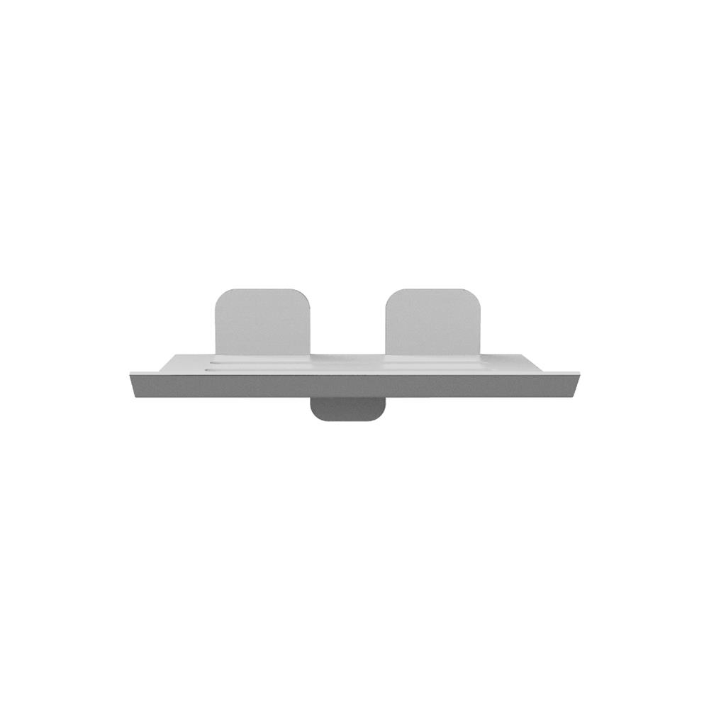 แผ่นชั้นวางของเหล็ก SPACEMAKER 12.4X9X4.6 ซม. สีเทา