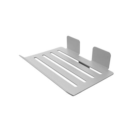 แผ่นชั้นวางของเหล็ก SPACEMAKER 12.4X9X4.6 ซม. สีเทา_0