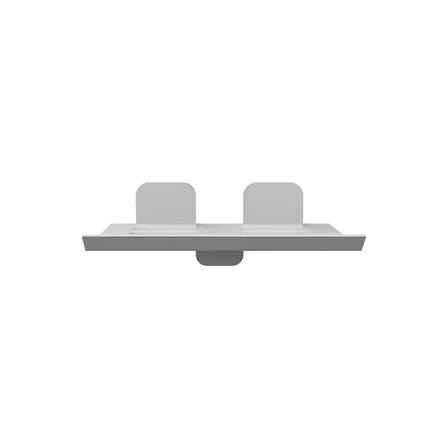 แผ่นชั้นวางของเหล็ก SPACEMAKER 12.4X9X4.6 ซม. สีเทา_1