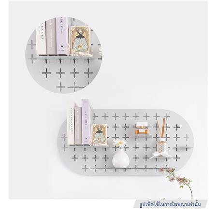 แผ่นชั้นวางของเหล็ก SPACEMAKER 25X12.9X4.6 ซม. สีดำ_2