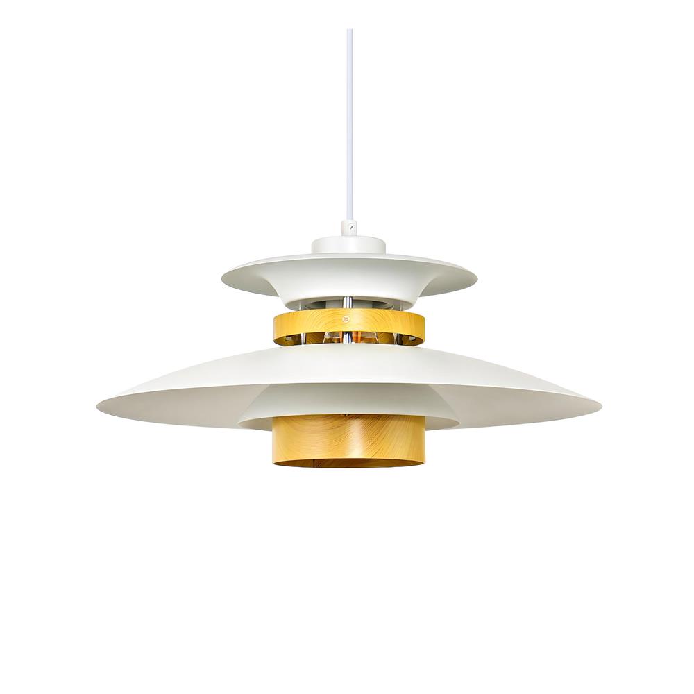 ไฟช่อ CARINI P249221-S สีขาว/น้ำตาล 1 หัว