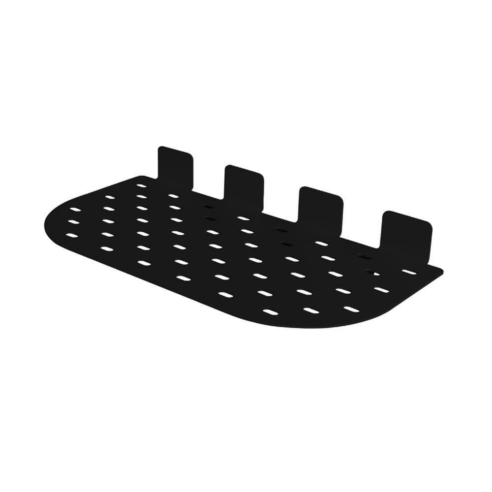 แผ่นชั้นวางของเหล็ก SPACEMAKER 25X12.9X4.6 ซม. สีดำ