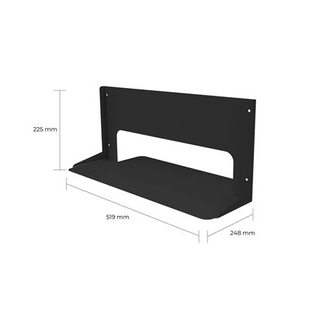 ขาตั้งบอร์ดเหล็ก SPACEMAKER 51.9X24.8X22.5 ซม. สีดำ_3